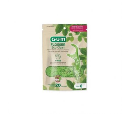 HILO DENTAL CON MANGO GUM FLOSSERS ECO CLEAN 20UN