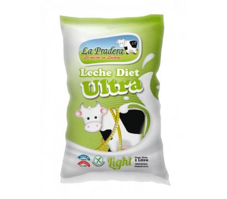 LECHE DESCREM .ULTRA  SACHET 1 LT LA PRADERA