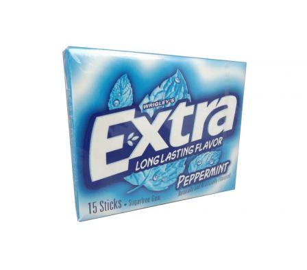 WRIGLEY EXTRA PEPPERMINT CAJA 15STICK