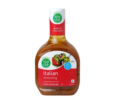 SALSA ITALIANA PARA ENSALADA FOOD CLUB 710 ML