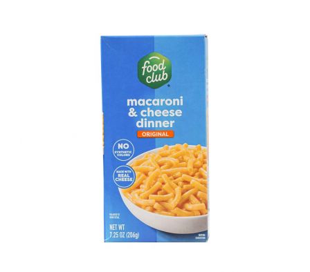 MACARRONES CON QUESO FOOD CLUB 206 GR