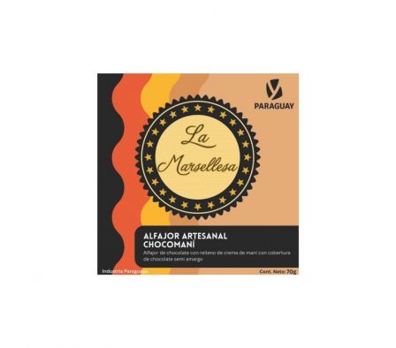ALFAJOR LA MARSELLESA CHOCOMANI 70 GR
