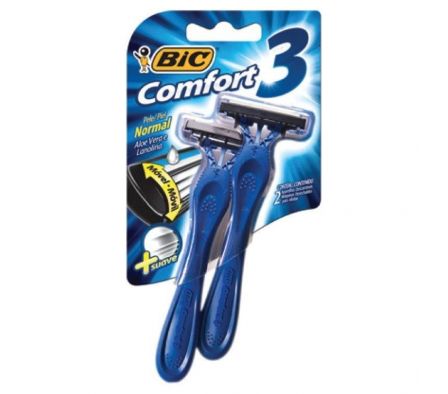 BARBEADOR BIC COMFORT 3H NOR.BL X2 REF 71751