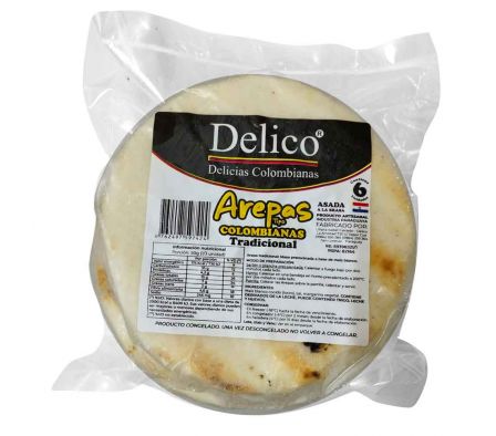 AREPAS DELICO TIPO COLOMBIANAS TRADICIONAL 6UN