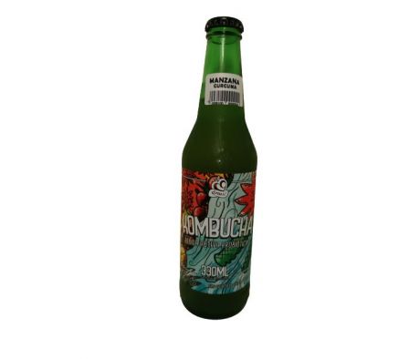 BEBIDA KOMBUCHA MANZANA CURCUMA 340ML
