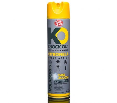 INSECTICIDA E/AEROSOL  CITRONELA  KNOCK OUT 400 ML