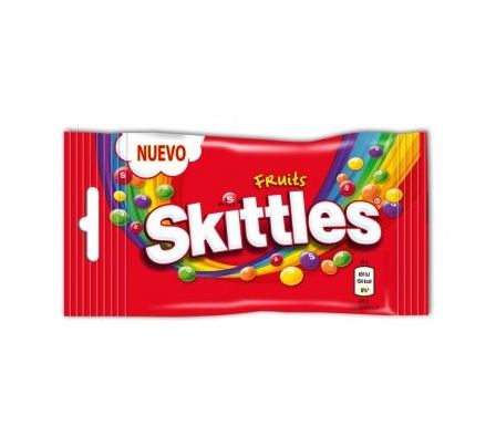 CARAMELOS MASTICABLES SKITTLES SABOR FRUTOS ROJOS