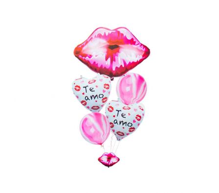SET D/GLOBOS D/PAPEL ALUMINIO LABIO REF 17