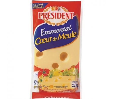 QUESO PRESIDENT QUESO EMMENTAL 220G