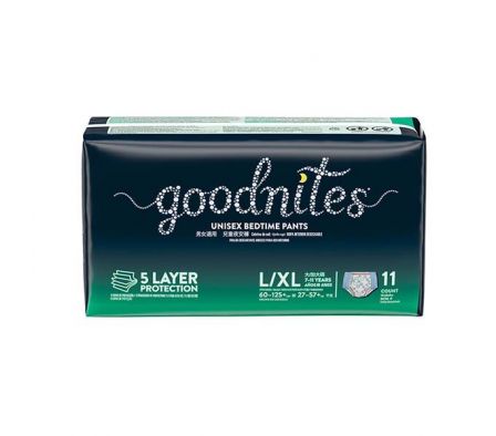 PAÑAL GOODNITES UNISEX G/XG 11 UN.
