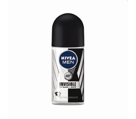 DESODORANTE NIVEA ROLLON FOR MEN INV. BLACK & WHIT
