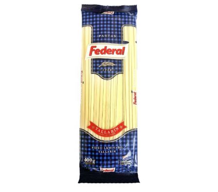 FIDEOS FEDERAL TALLARIN AMARILLO GRUESO  400GR