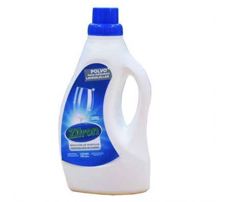 DETERGENTE ZITRON LAVAVAJILLA CERO ESPUMA 750GR