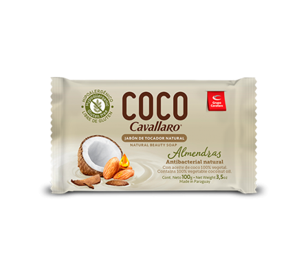 JABON TOCADOR CAVALLARO COCO/ALMENDRA X 100 GRS