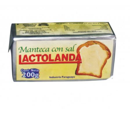 MANTECA LACTOLANDA EXTRA C/ SAL 200GR