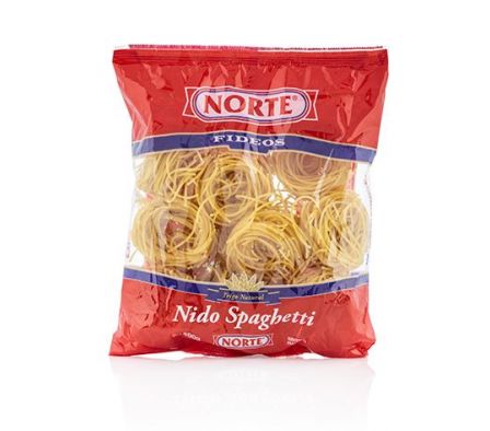 FIDEOS NORTE  SPAGHETTI NIDO 400 GR