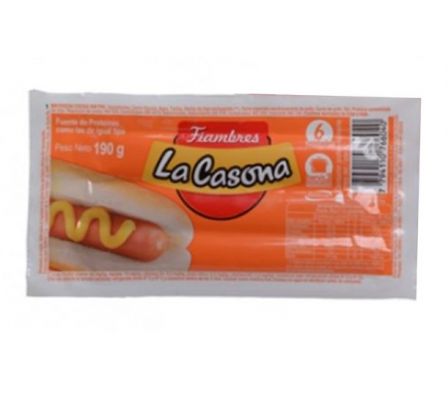 SALCHICHA LA CASONA VIENA 190 GR