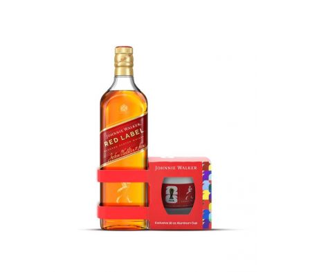 PACK WHISKY J.W RED LABEL+VASO ALUM FIFA 2026