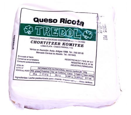 TREBOL QUESO RICOTA X KILO,