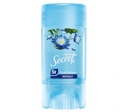 DESODORANTE SECRET GEL WATERLILY 73G
