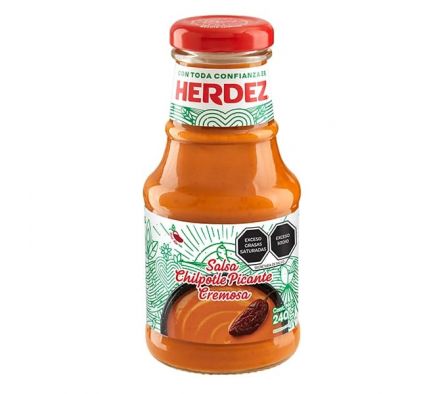 SALSA HERDEZ CHILPOTLE PICANTE CREMOSA 240GR