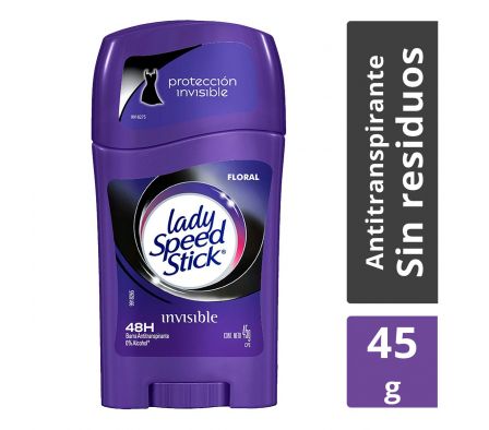 DESODORANTE LADY SPEED STICK INVISIBLE FLORAL 50GR