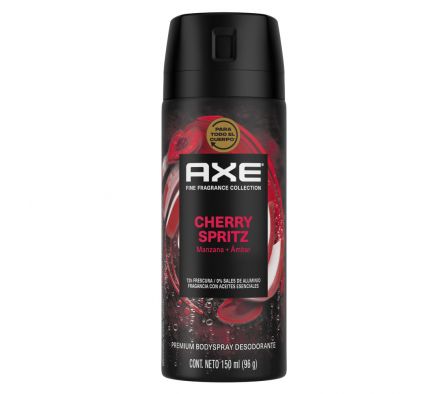 DESODORANTE AXE CHERRY SPRITZ AEROSOL 150ML