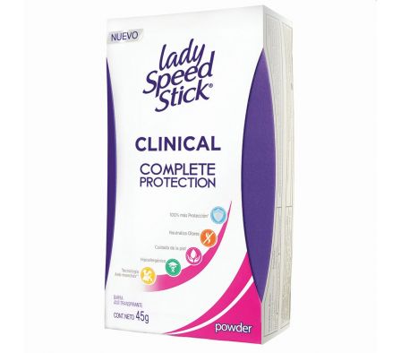 DESODORANTE LADY SPEED STICK CLINICAL COMP PRO45GR