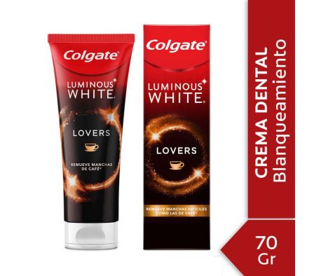 CREMA DENTAL COLGATE LUMINOUS WHITE LOVER CAFÉ 70G