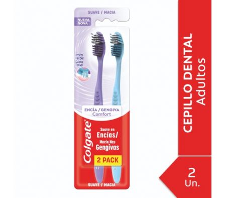 CEPILLO DENTAL COLGATE GUM COMFORT MASSAGER 2 PACK