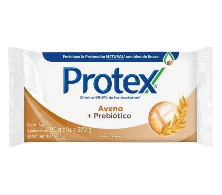 JABON TOCADOR PROTEX  AVENA TRIPACK X  90GR