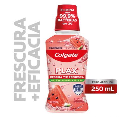 ENJUAGUE BUCAL COLGATE PLAX SANDÍA 250ML
