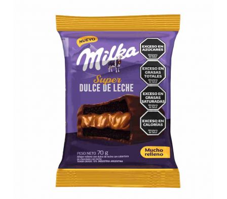 ALFAJOR MILKA CHOCOLATE SUPER DDL 70GR