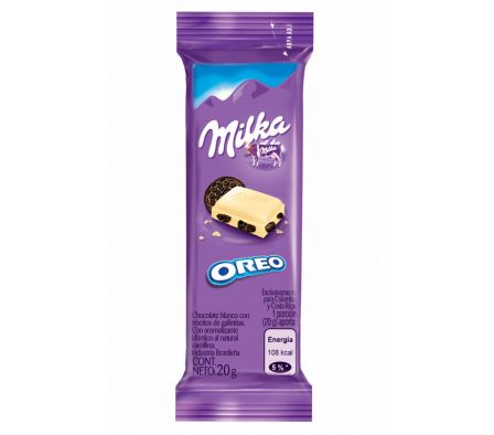 CHOCOLATE MILKA BLANCO TABLETA 20 GR