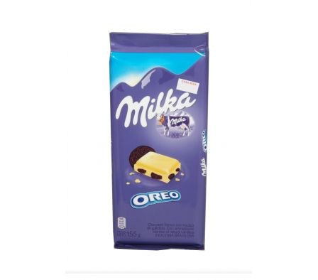 CHOCOLATE MILKA OREO BLANCO TABLETA 155GR