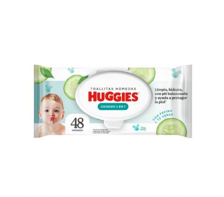 TOALLITAS HUMEDAS HUGGIES CUIDADO 4EN1 48UN