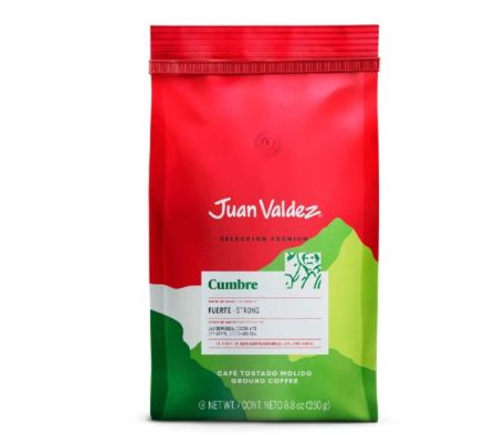 JUAN VALDEZ CAFE COMBRE MOLIDO 250GR