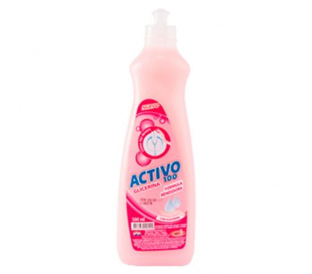 DETERGENTE ACTIVO 100 GLICERINA  500 ML