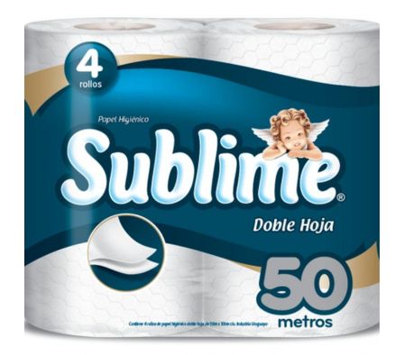 PAPEL HIGIENICO SUBLIME PREMIUM DH X 50 MT.
