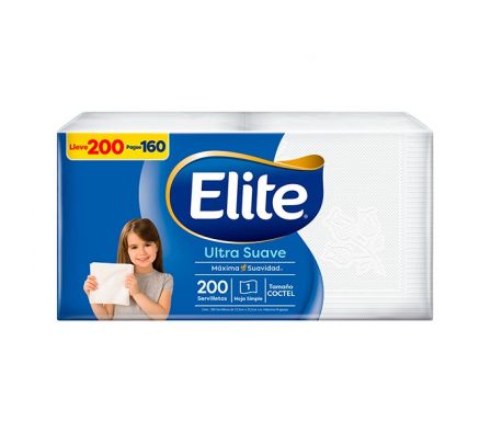 SERVILLETA DE PAPEL ELITE COCKTAIL LL200 P160