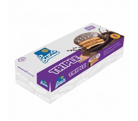 ALFAJOR PUNTA BALLENA TRIPLE CHOCOLATE 60GR