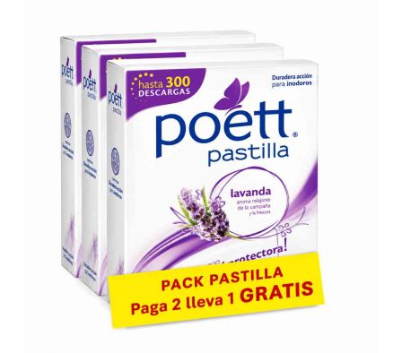 PACK PASTILLA POETT PAGUE 2 LLEVE 3