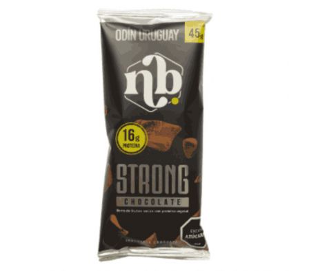 BARRA DE PROTEINA STRONG CHOCOLATE NATURAL BARS40G