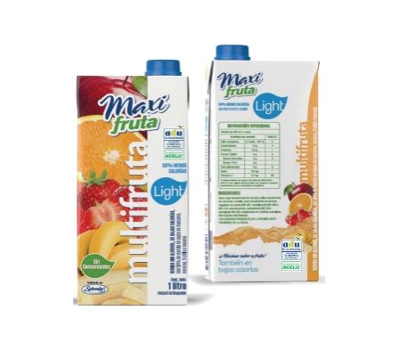 JUGO MAXI FRUTAS MULTIFRUTA LIGHT 1 LT.