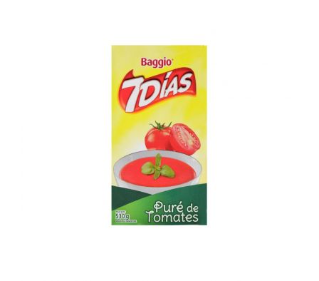 PURE  DE TOMATES 7 DIAS 530GR