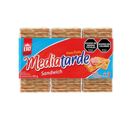 GALLETITAS LIA MEDIATARDE SANDWICH 321GR