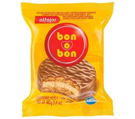 BON O BON ALFAJOR LECHE 40g.