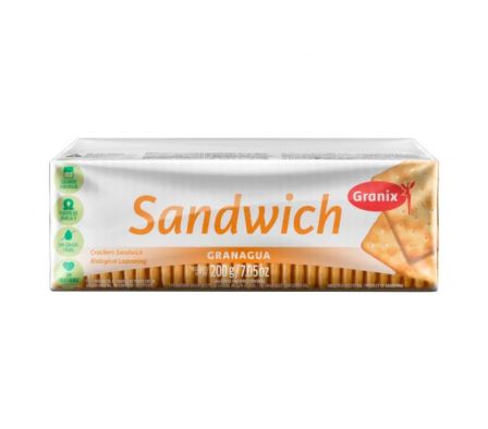 GALLETITAS GRANIX GRANAGUA SANDWICH 200G