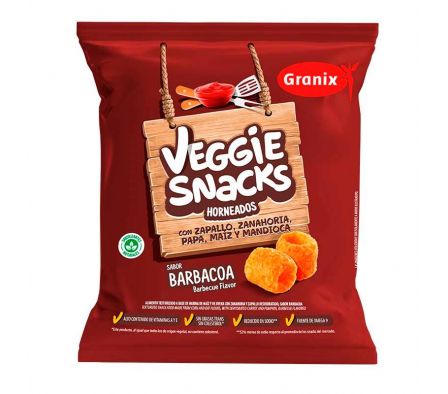 SNACKS GRANIX VEGGIE BARBACOA 90GR 