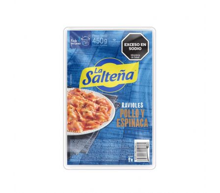 RAVIOLES DE POLLO Y VERDURAS LA SALTEÑA